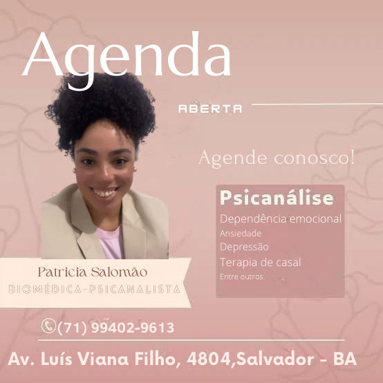 Página de Agendamento | Dra. Patrícia Salomão | Biomédica | Psicanálista